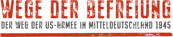 Projekt-Logo: Wege der Befreiung - Der Weg der US-Armee in Mitteldeutschland 1945
